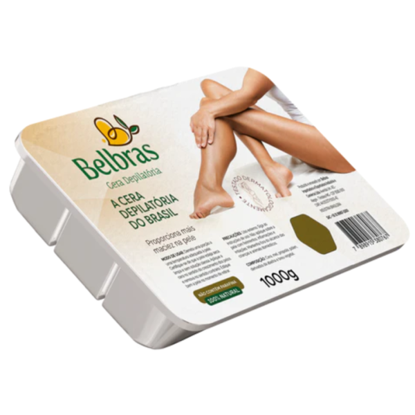 Cera Depilação Quente Belbras 1KG - kit 6unid - Image 2