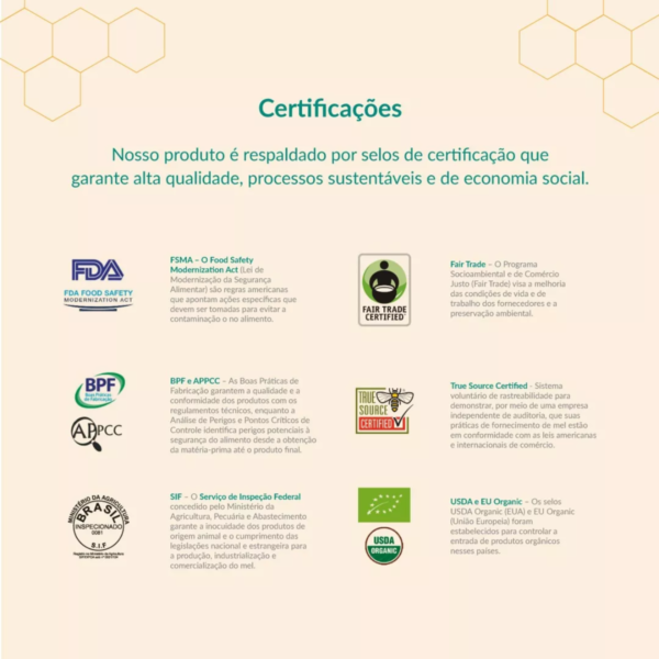 COMPOSTO DE MEL E EXTRATO DE PRÓPOLIS EM SACHÊ (24 unidades) - Image 6